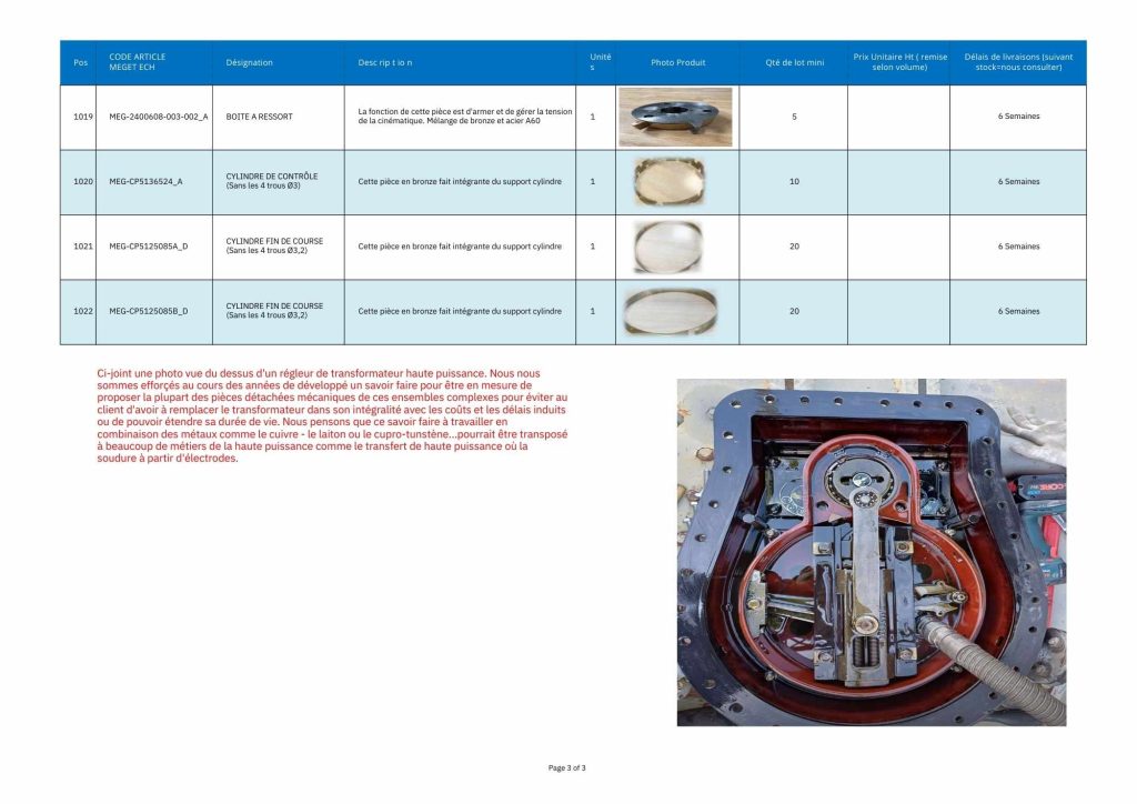 Métiers de la haute puissance megetech
